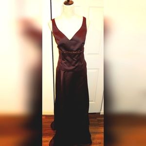 2 Piece Gown w/ Beaded Waist